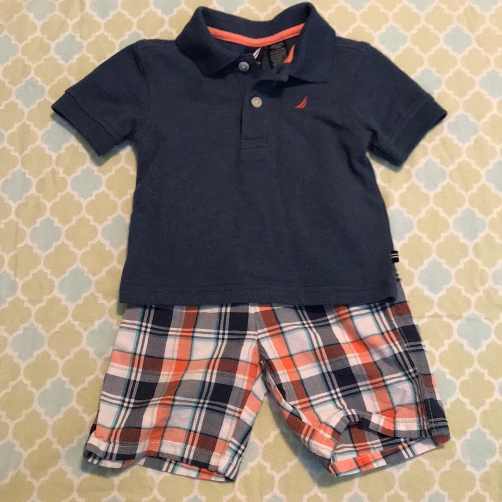 Nautica Polo and Shorts Set